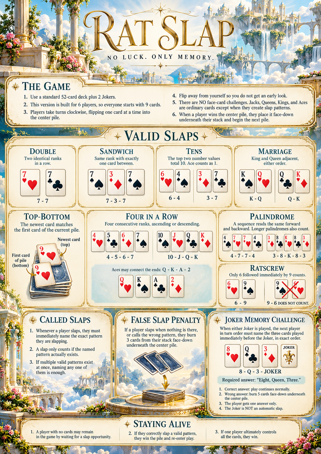 Rules poster
